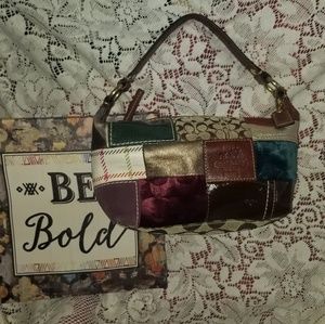 👜Coach Holiday Patchwork